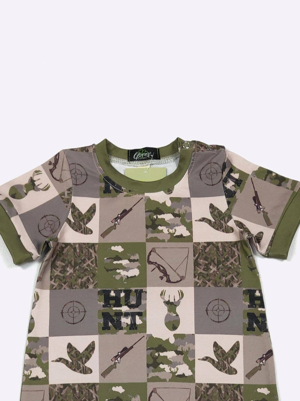 Hunt Patchwork Boy Romper