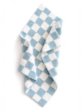Checkerboard Mini Blanket, Powder