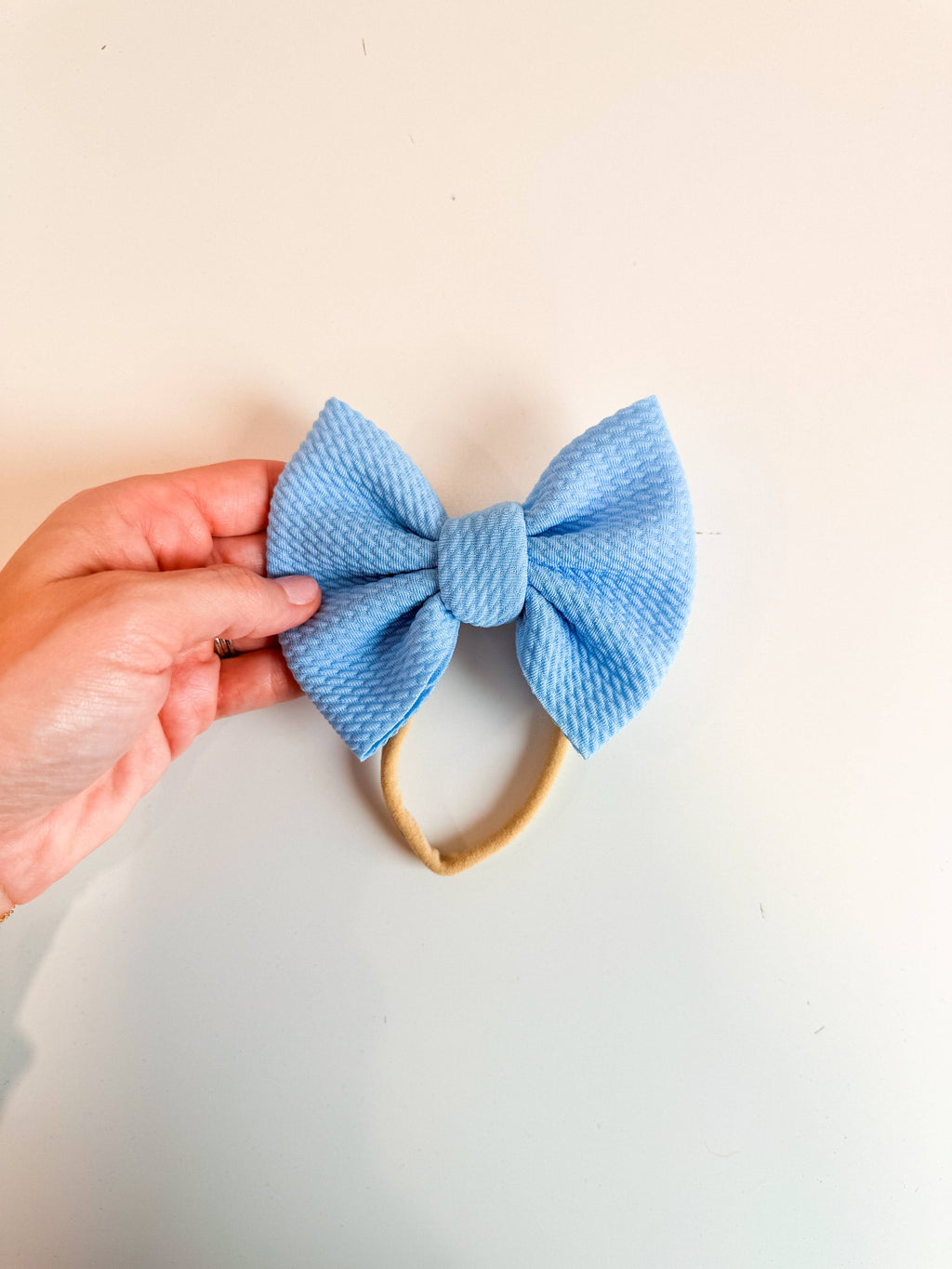 Blue Bullet Bow + NYLON 