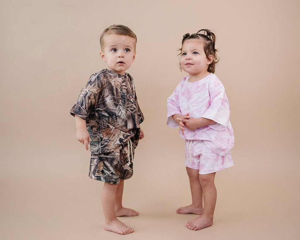 Shorts Set | Brown Camo