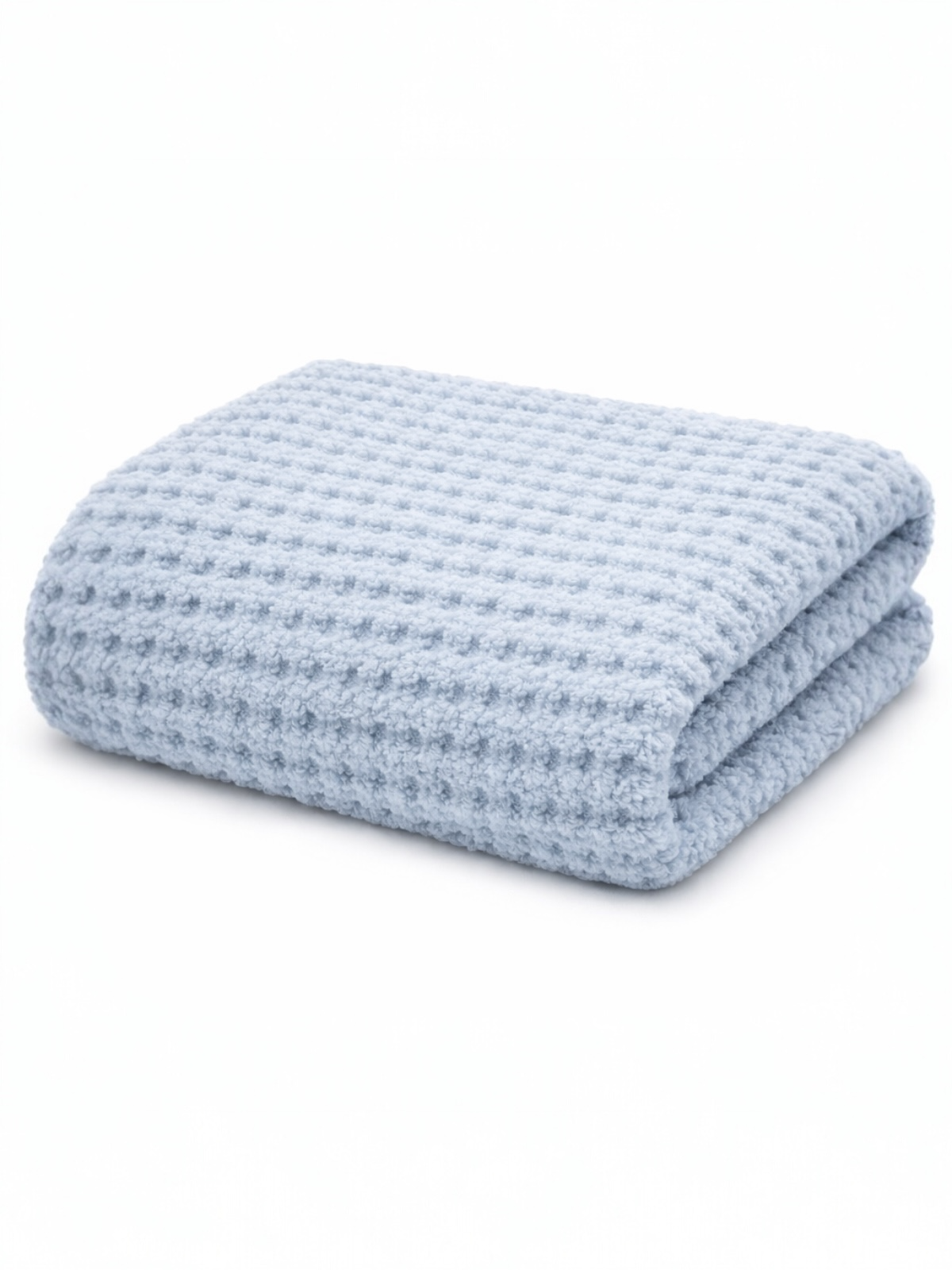 Waffle Blanket, Baby Blue