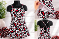 Girls Ga Football Leopard Athletic Dresses
