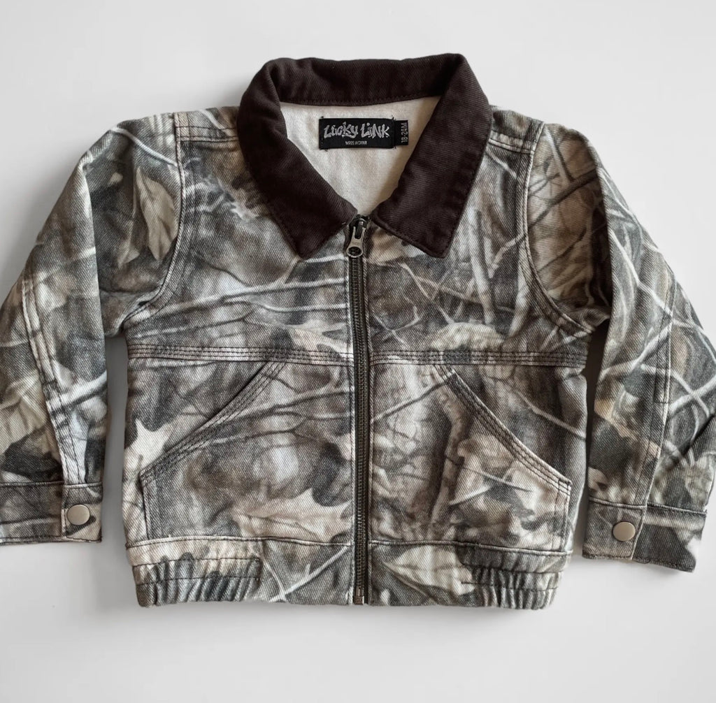 Camo Denim Jacket