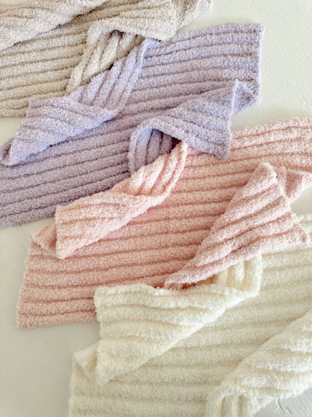 Wave Mini Blanket, Baby Pink