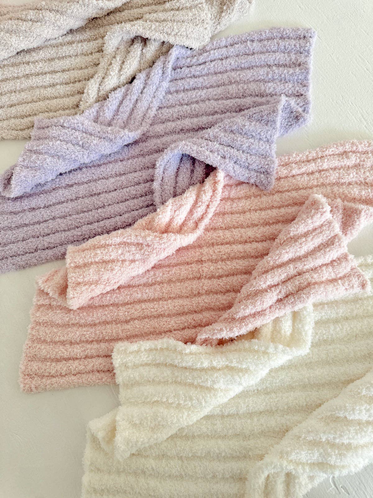 Wave Mini Blanket, Baby Pink