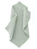 Waffle Mini Blanket, Mist Green