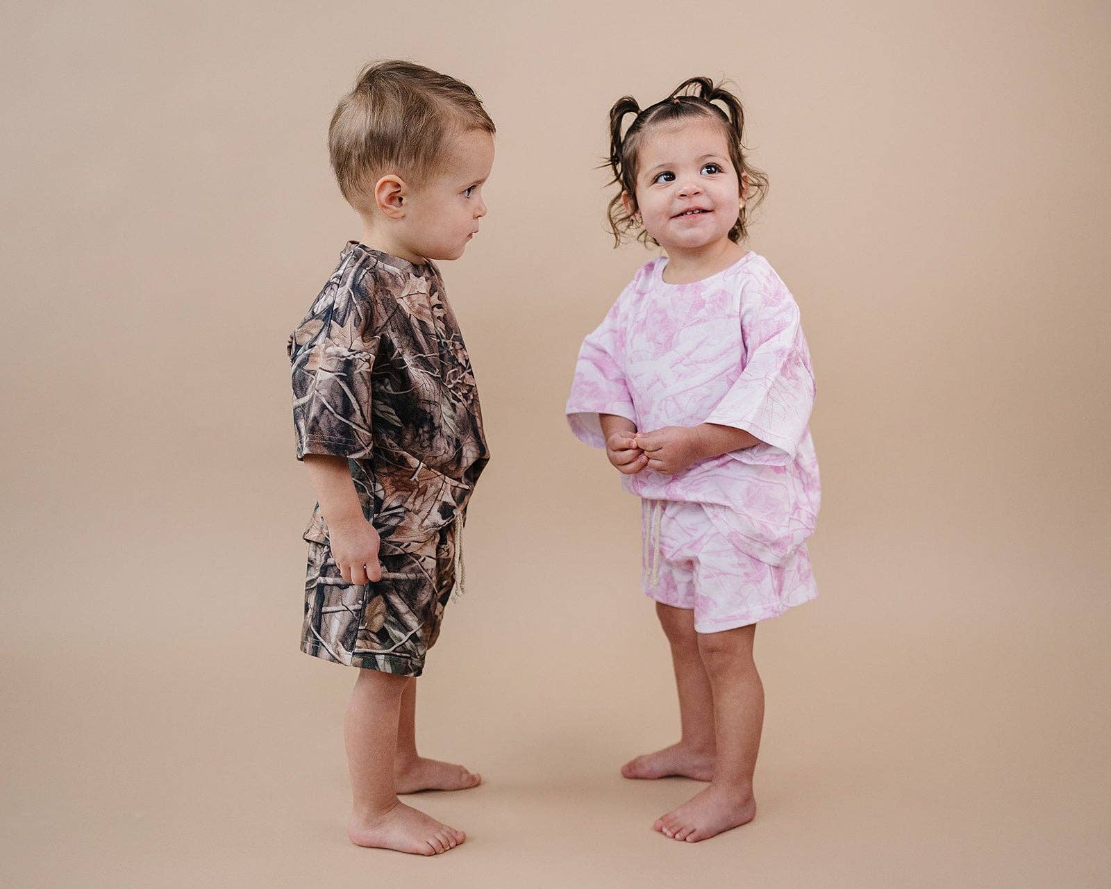 Shorts Set | Brown Camo
