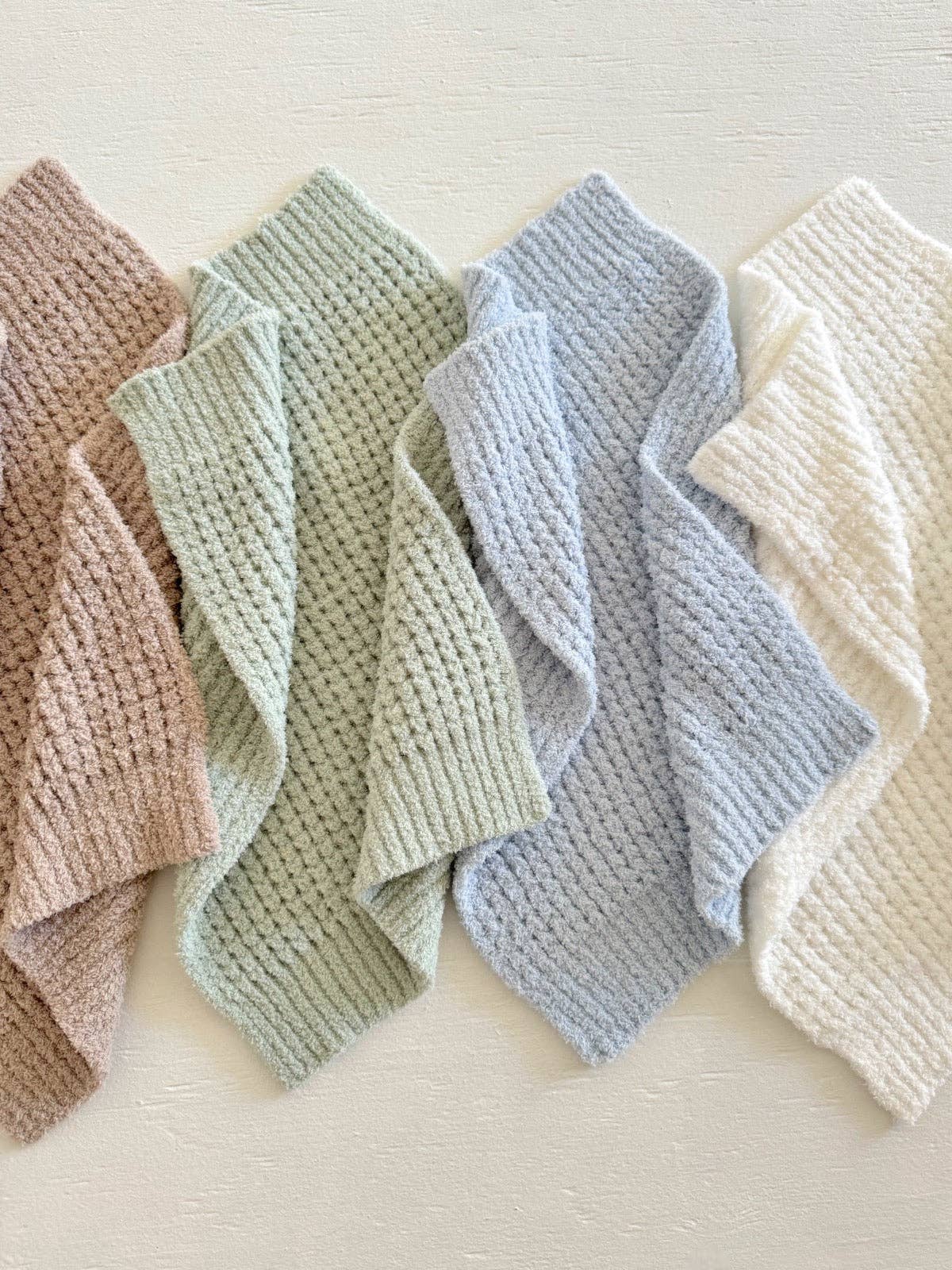 Waffle Mini Blanket, Desert Tan