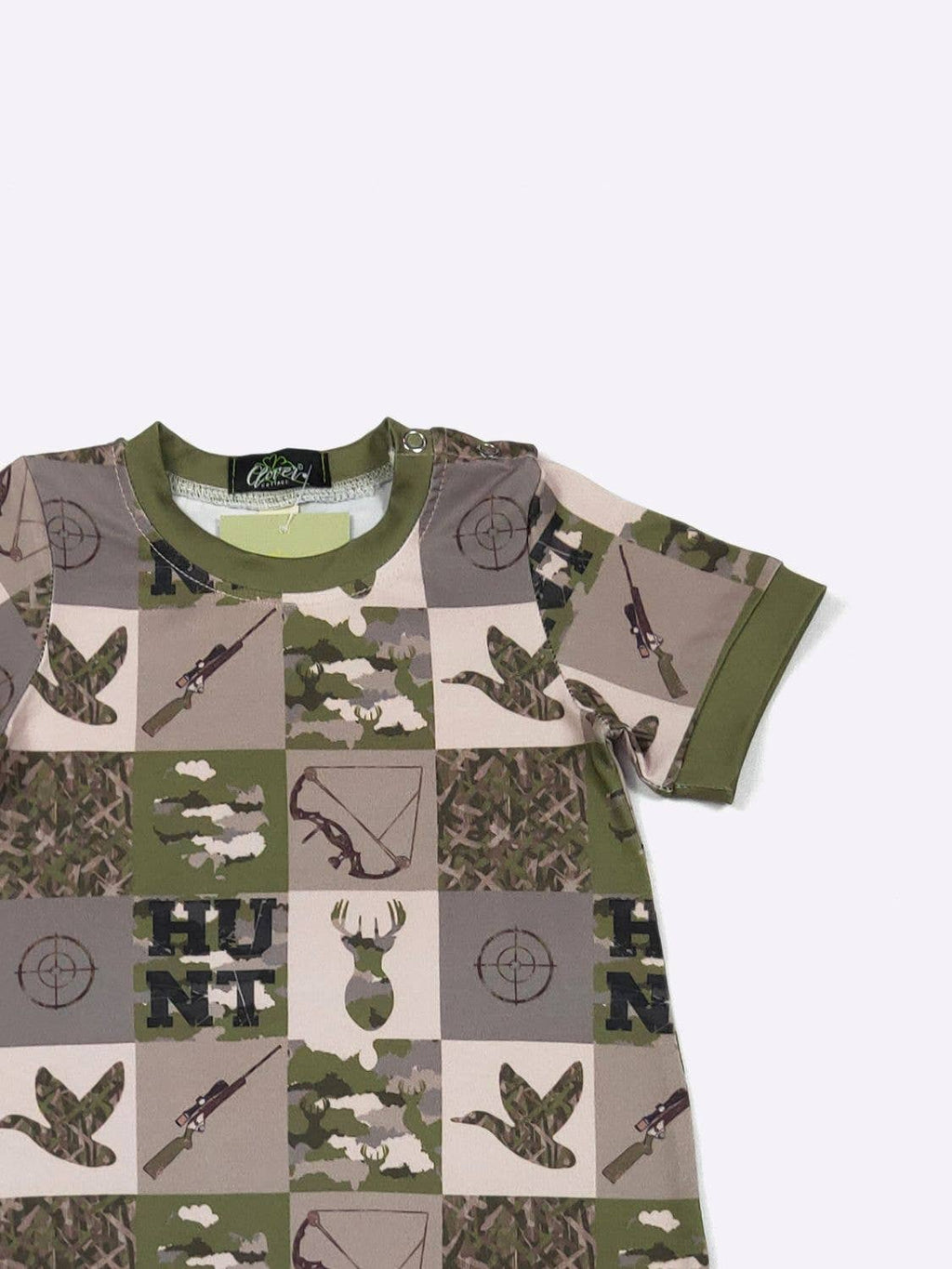 Hunt Patchwork Boy Romper