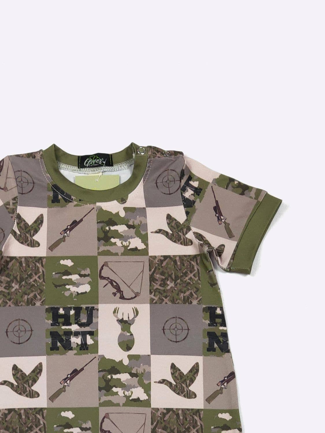 Hunt Patchwork Boy Romper