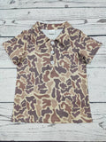 Toddler Boy Camouflage Printed Hunting Polo